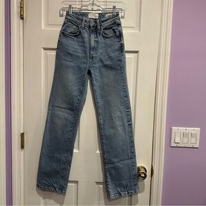 Cotton On Slim Straight Jeans – Size 2 Light Wash High Rise Casual Denim